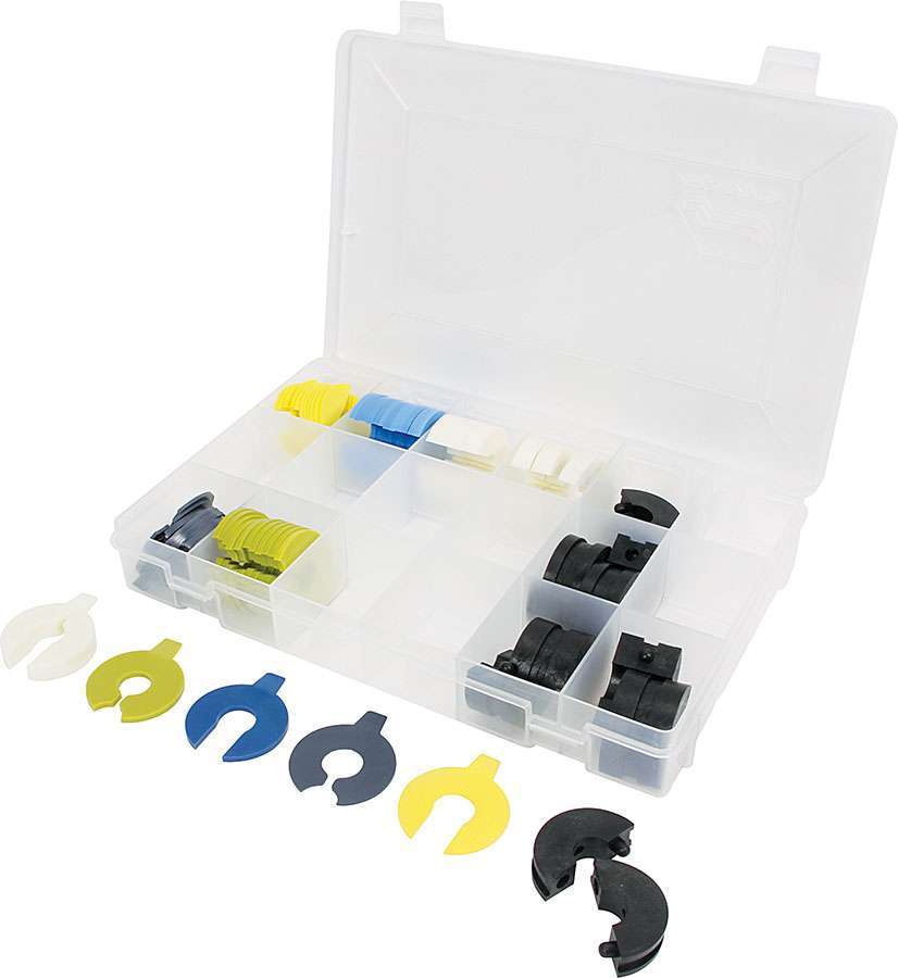 Allstar Shock Shim Kit Standard Various Styles / Thicknesses Plastic Various Colors 16 mm Kit ALL64442