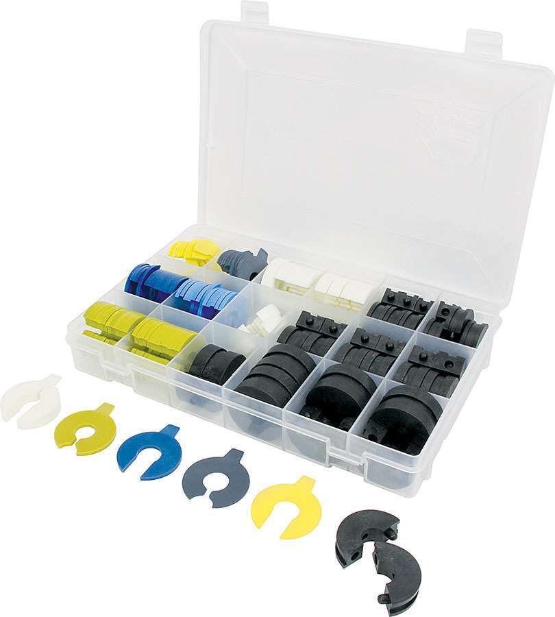 Allstar Shock Shim Kit Deluxe Various Styles / Thicknesses Plastic Various Colors 16 mm Kit ALL64444