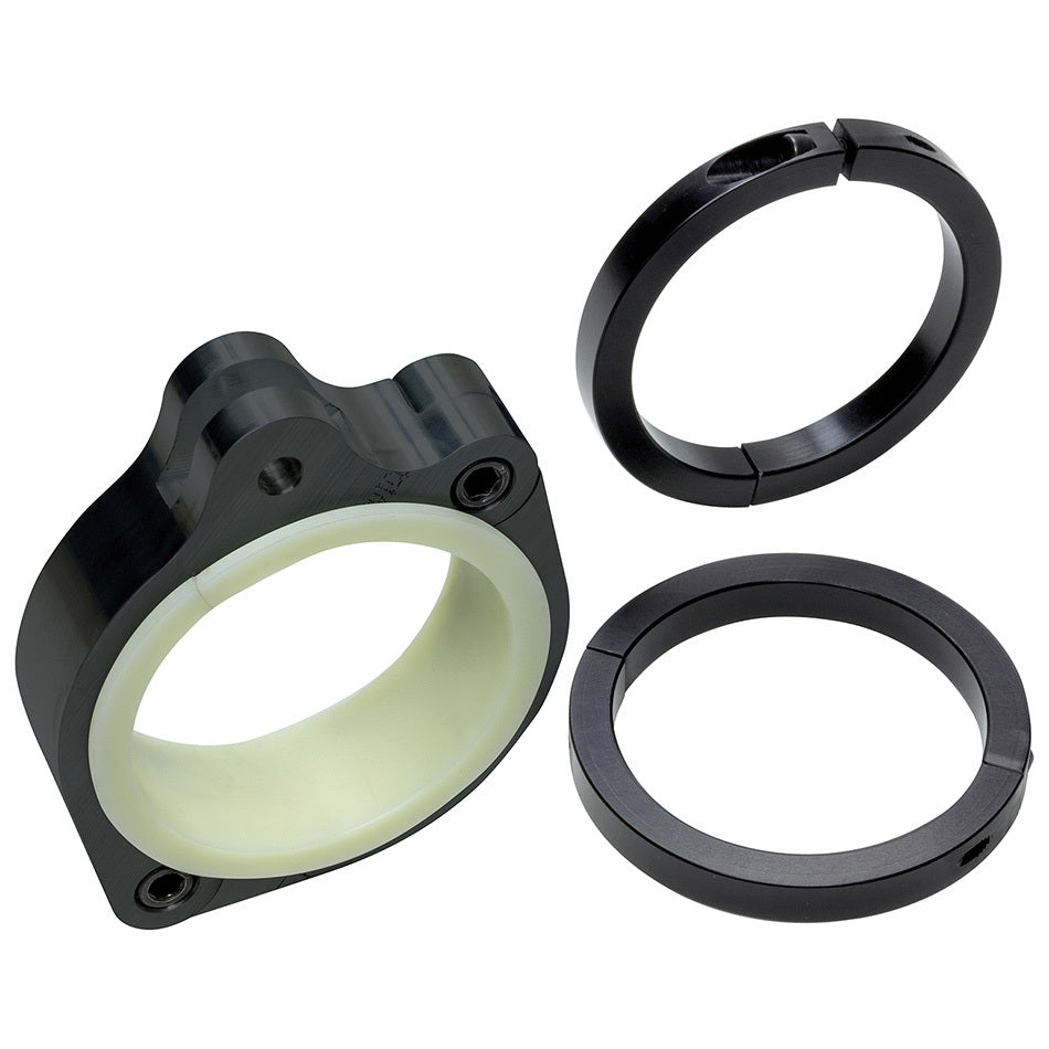 Allstar Suspension Limiter Chain Clamp 2-Piece Nylon Lined Aluminum Black Anodized 3" OD Kit ALL68337