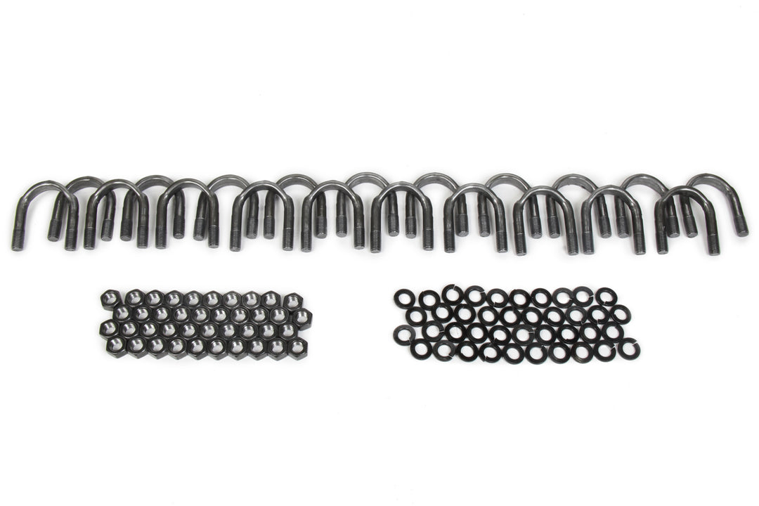 Allstar Joint U-Bolt Nuts / Washers Included Steel Natural 1310 Series Yoke Set of 10 ALL69015-10