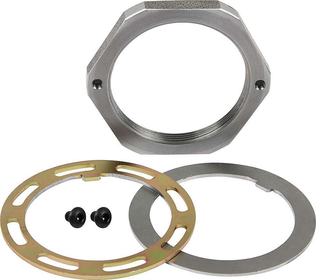 Allstar Spindle Nut Keyed Washer / Screws Included Thread Steel 2-1/2" Pin 5 x 5 Hubs Kit ALL72173