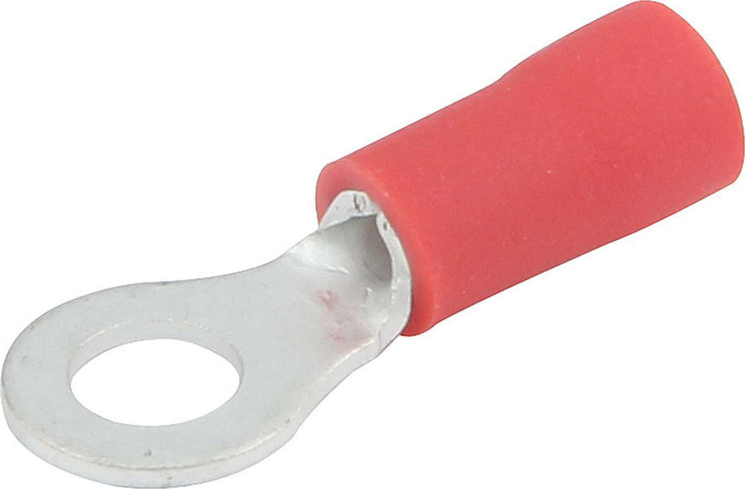 Allstar Ring Terminal Insulated 22-18 Gauge Wire Number 8 Hole Tin Plated Copper Set of 20 ALL76032