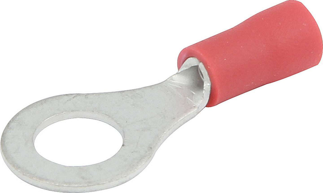 Allstar Ring Terminal Insulated 22-18 Gauge Wire 1/4" Hole Tin Plated Copper / Plastic Set of 20 ALL76034
