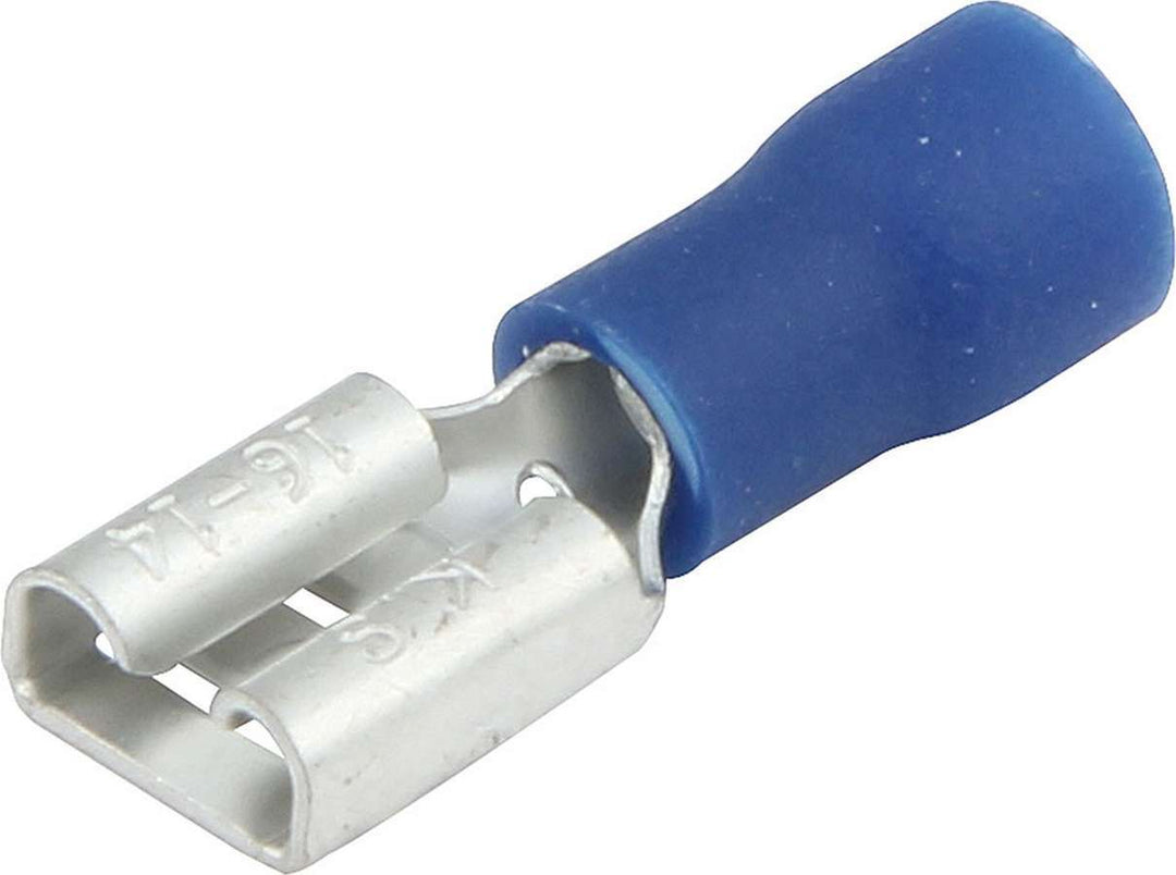 Allstar Spade Terminal Insulated 16-14 Gauge Wire Female Tin Plated Copper / Plastic Set of 20 ALL76048
