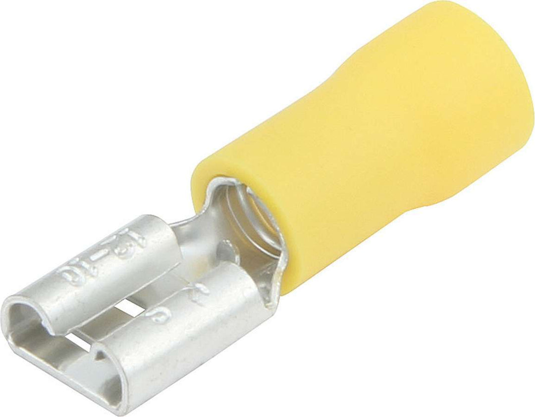 Allstar Spade Terminal Insulated 12-10 Gauge Wire Female Tin Plated Copper / Plastic Set of 20 ALL76058