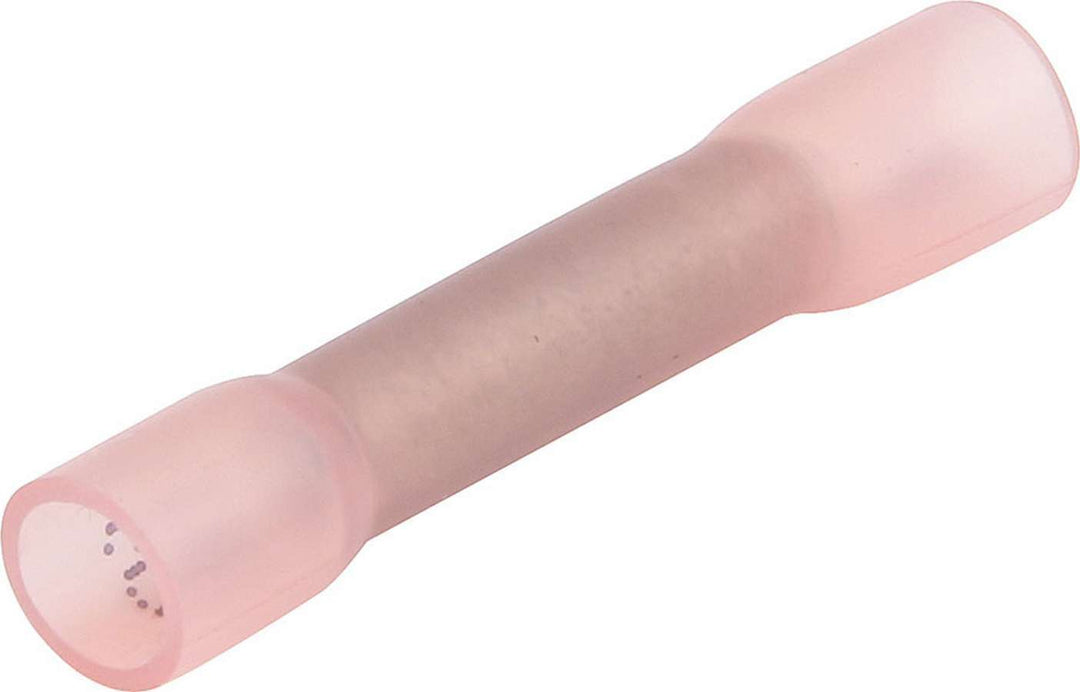Allstar Butt Connector Heat Shrink 22-18 Gauge Tin Plated Copper / Plastic Red Natural Set of 10 ALL76060