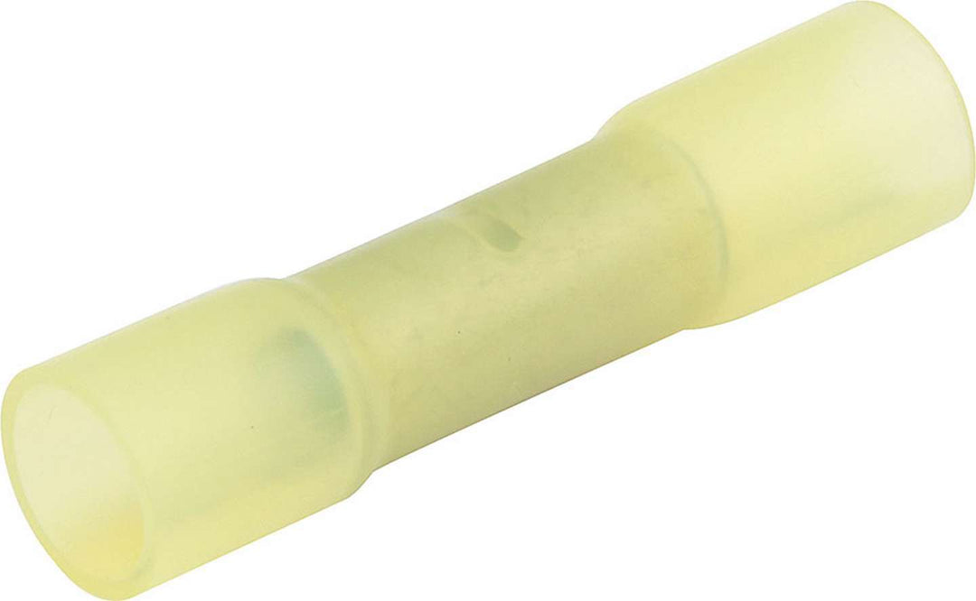 Allstar Butt Connector Heat Shrink 12-10 Gauge Tin Plated Copper / Plastic Yellow Set of 10 ALL76080