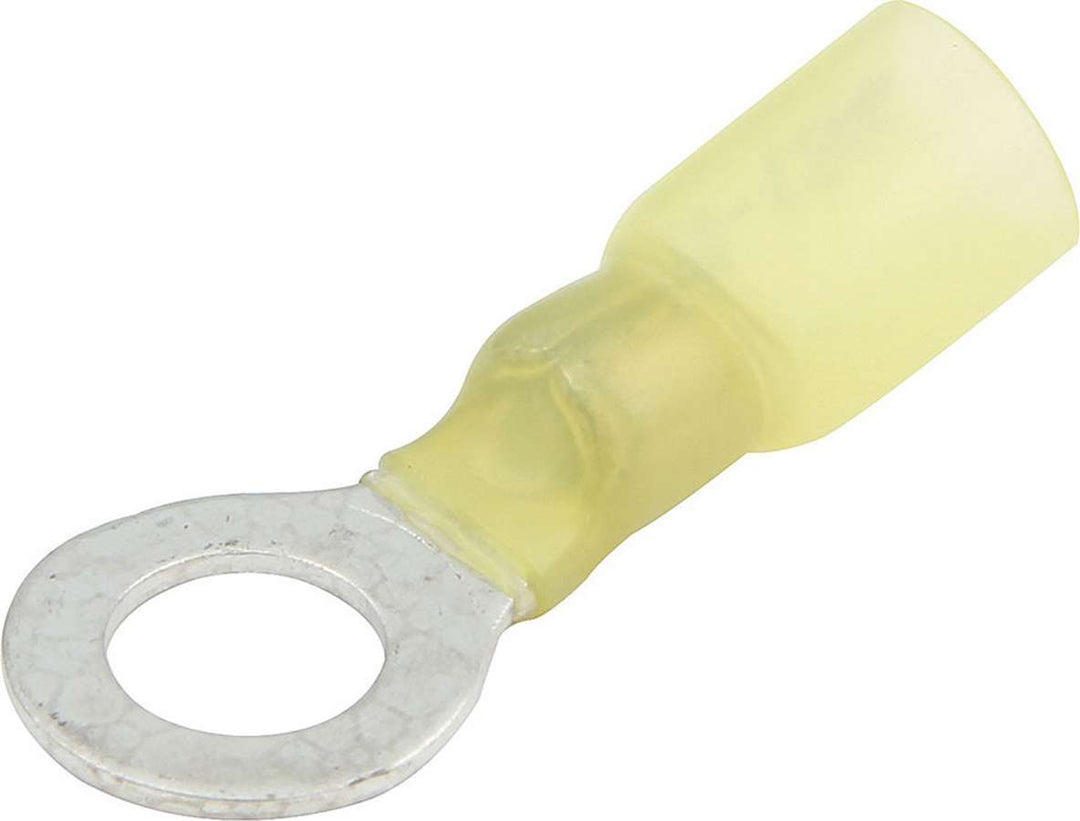 Allstar Ring Terminal Heat Shrink 12-10 Gauge Wire 5/16" Hole Tin Plated Copper Set of 10 ALL76085