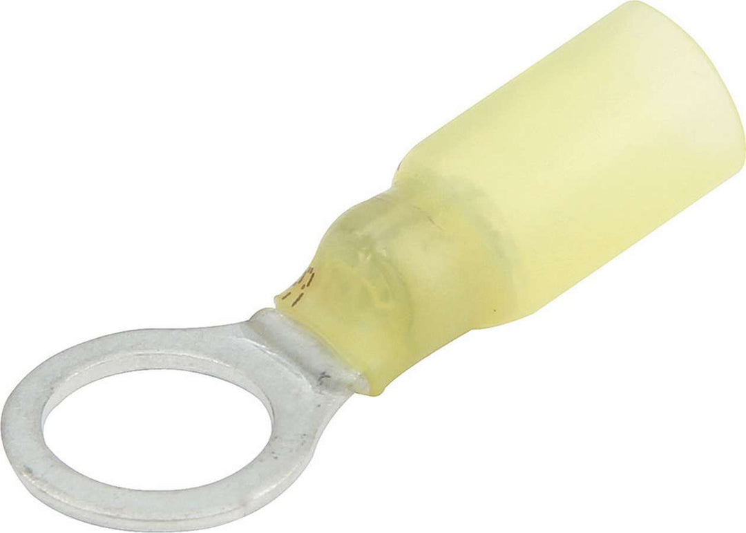Allstar Ring Terminal Heat Shrink 12-10 Gauge Wire 3/8" Hole Tin Plated Copper Set of 10 ALL76086