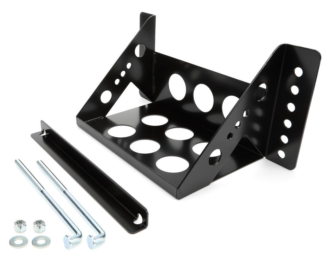 Allstar Battery Tray 11" Length x 7" Wide Hardware Included Steel Black Paint Kit ALL76103
