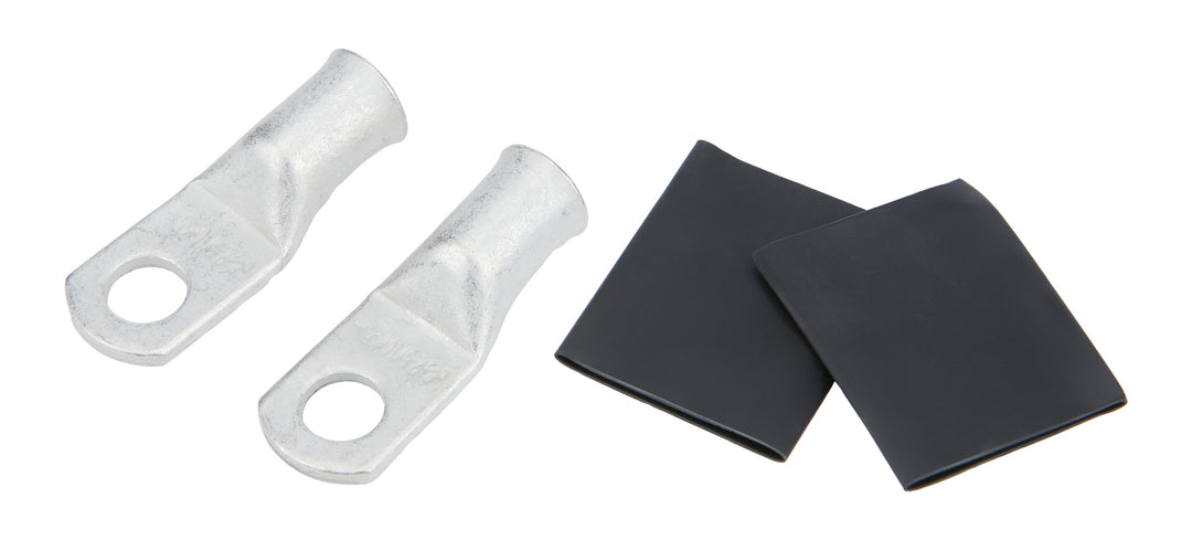 Allstar Battery Terminal 2 Gauge 5/16" Eyelet Heat Shrink Included Tin Plated Copper Pair ALL76116