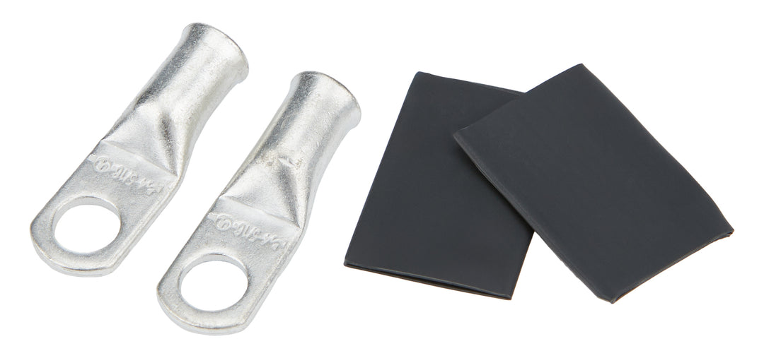 Allstar Battery Terminal 4 Gauge 5/16" Eyelet Heat Shrink Included Tin Plated Copper Pair ALL76118