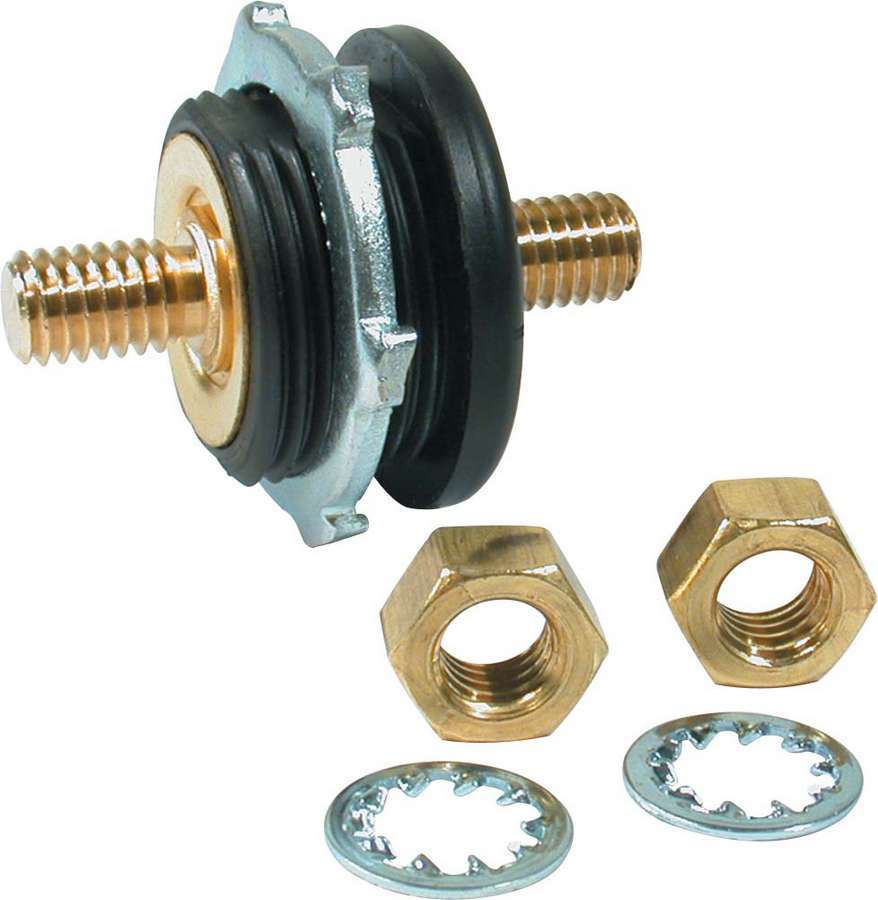 Allstar Battery Cable Connector Bulkhead 6V to 36V 1.25" Diameter Hole 3/8"-16 Stud ALL76142