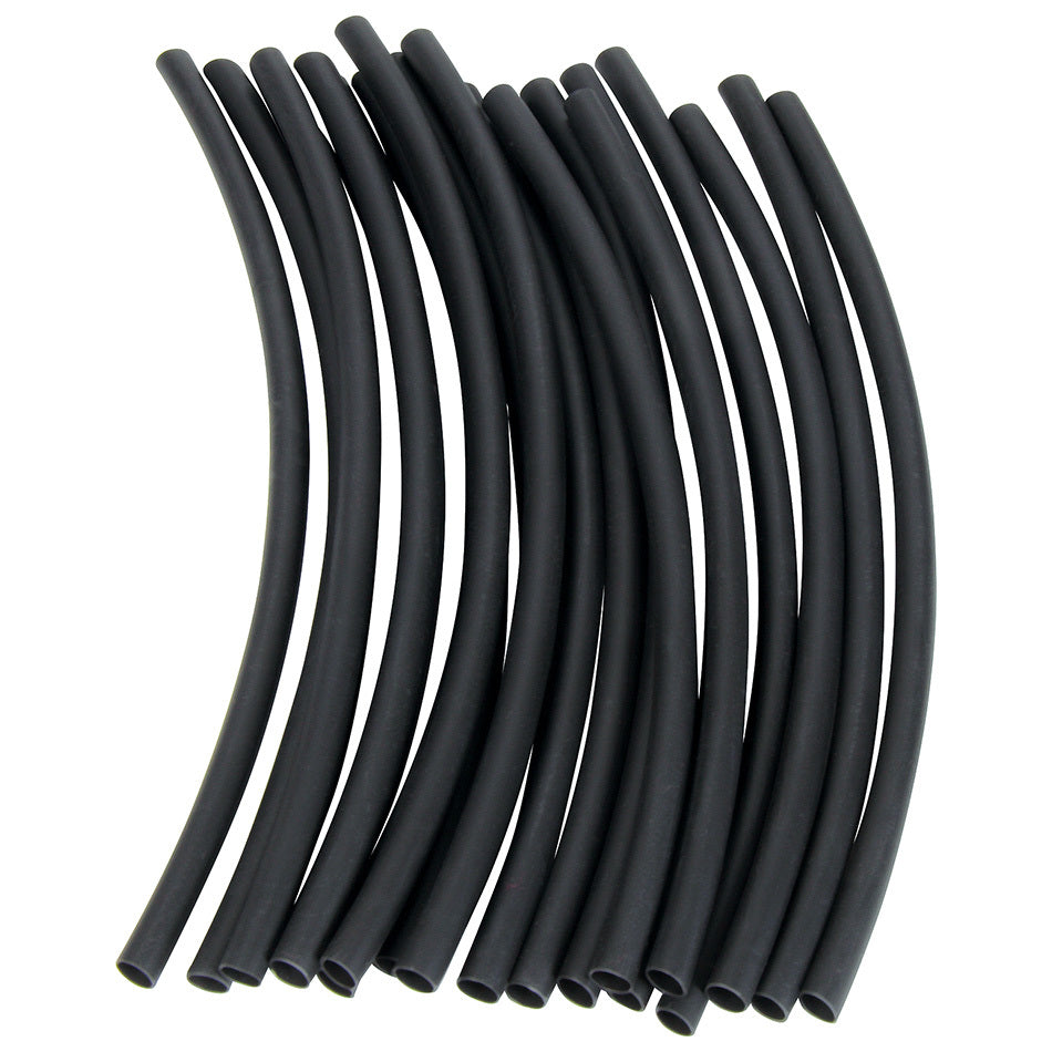 Allstar Shrink Sleeve Tubing 3/16" Plastic Black Set of 20 ALL76163