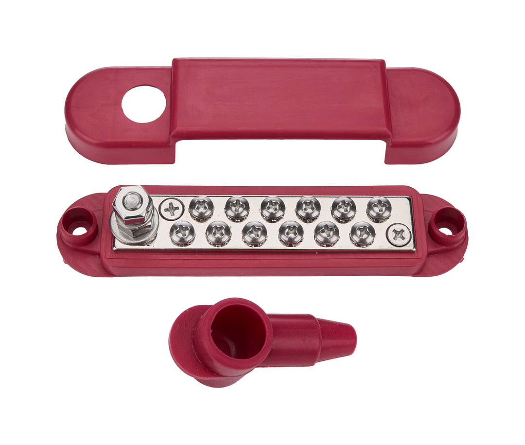 Allstar Terminal Block 12 Wire Boot / Cover Red Kit ALL76170