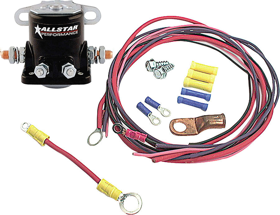 Allstar Starter Solenoid Ford Style Wiring Included Black Kit ALL76202