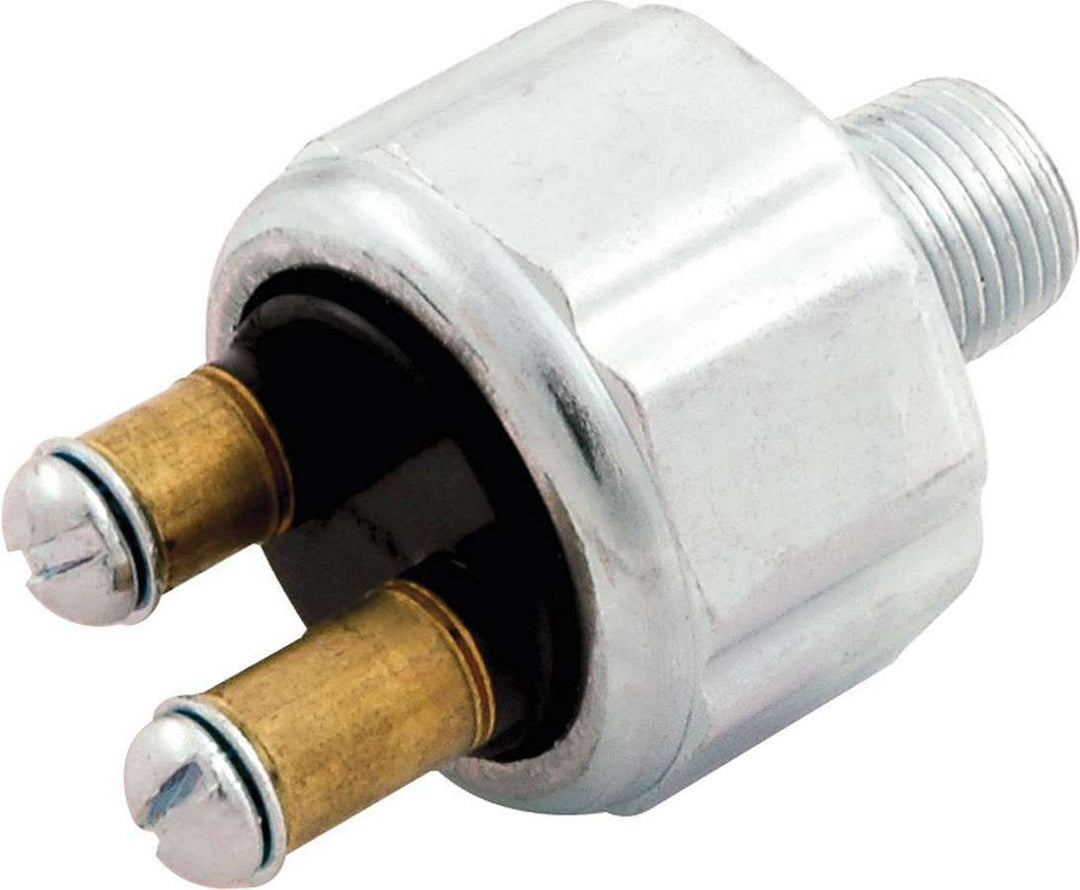 Allstar Brake Light Switch Pressure Type 6-32 Threaded Terminals Steel Zinc Oxide Universal ALL76252