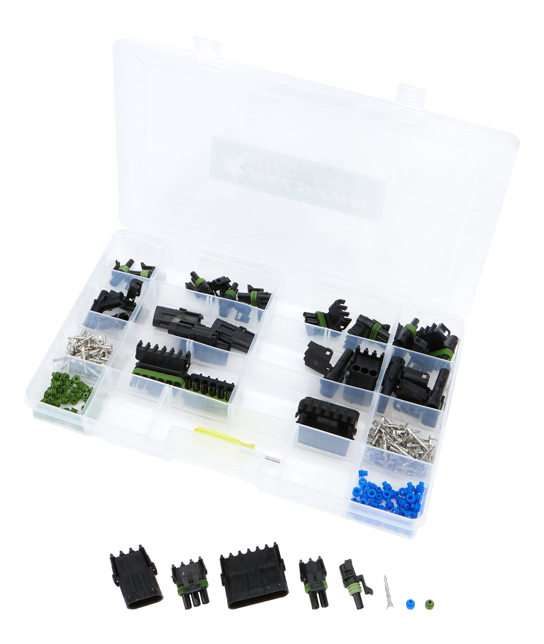 Allstar Electrical Connector Master Kit Weather Pack Sealed Connector Case / Connectors Kit ALL76262
