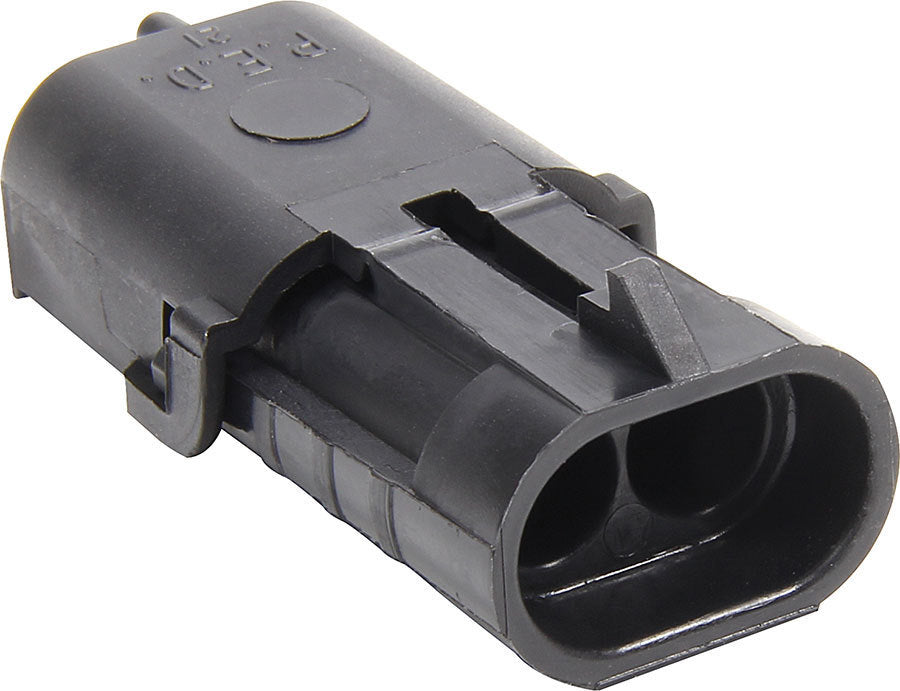 Allstar Weather Pack Housing Male 2 Pin 12V 20 amps Plastic Black Set of 10 ALL76291-10