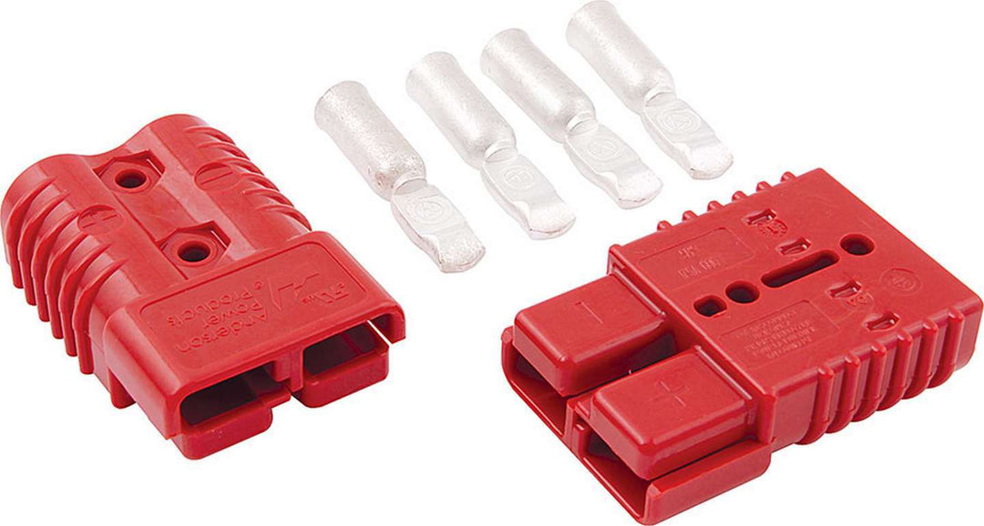Allstar Battery Cable Connector Quick Connect Plug 175 amps 2 Gauge Plastic Red Kit ALL76322