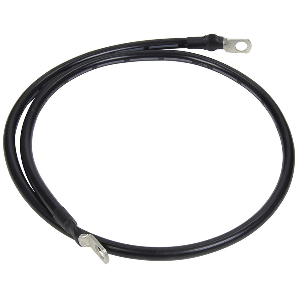 Allstar Battery Cable 4 Gauge 40" 3/8" Ring Terminals Copper Black ALL76341-40