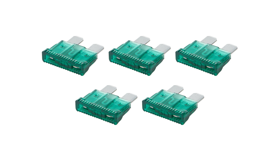 Allstar Fuse ATC 30 amps Plastic Green Set of 5 ALL76369
