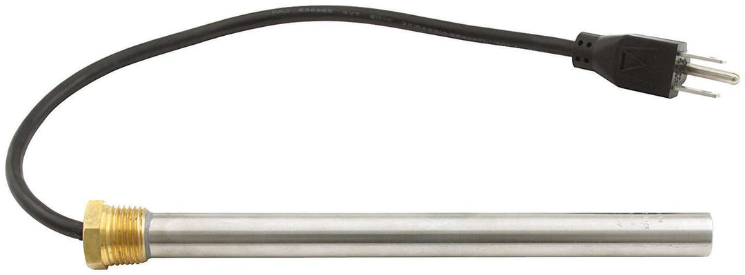 Allstar Engine Oil Heater Internal Element 250 watt 120V Rating 12" Cord 7-1/2" Screw-In Kit ALL76416