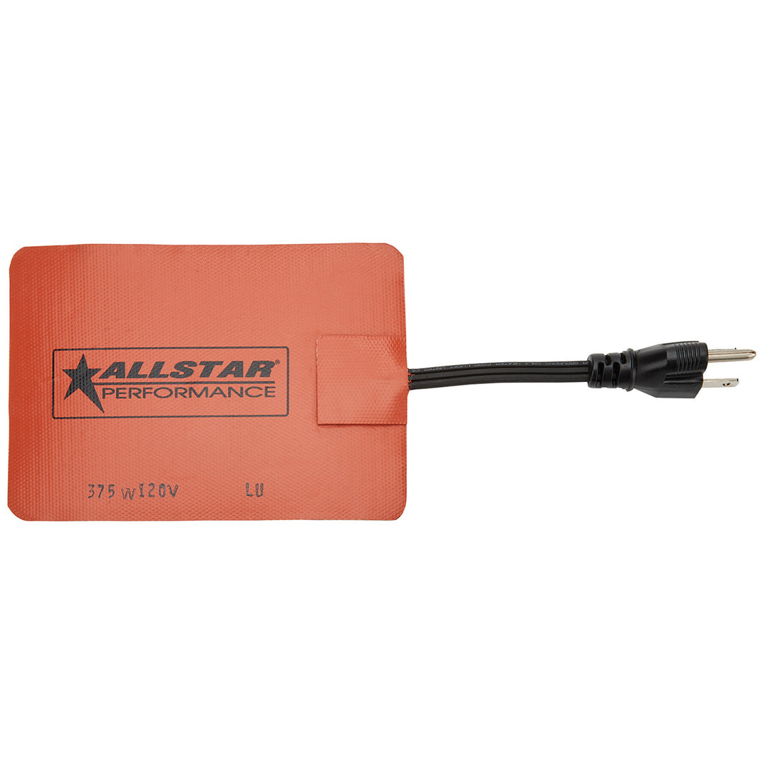Allstar Engine Oil Heater External Pad 375 watt 120V 3" Cord 5 x 7" Kit ALL76422