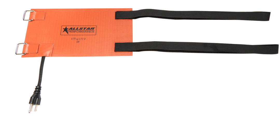 Allstar Engine Oil Heater External Pad 435 watt 120V 3" Cord 6 x 12" Kit ALL76424
