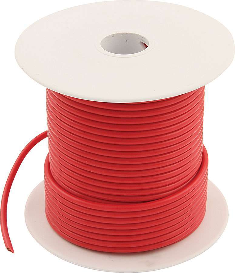 Allstar Wire 20 Gauge 100 ft Roll Plastic Insulation Copper Red ALL76510