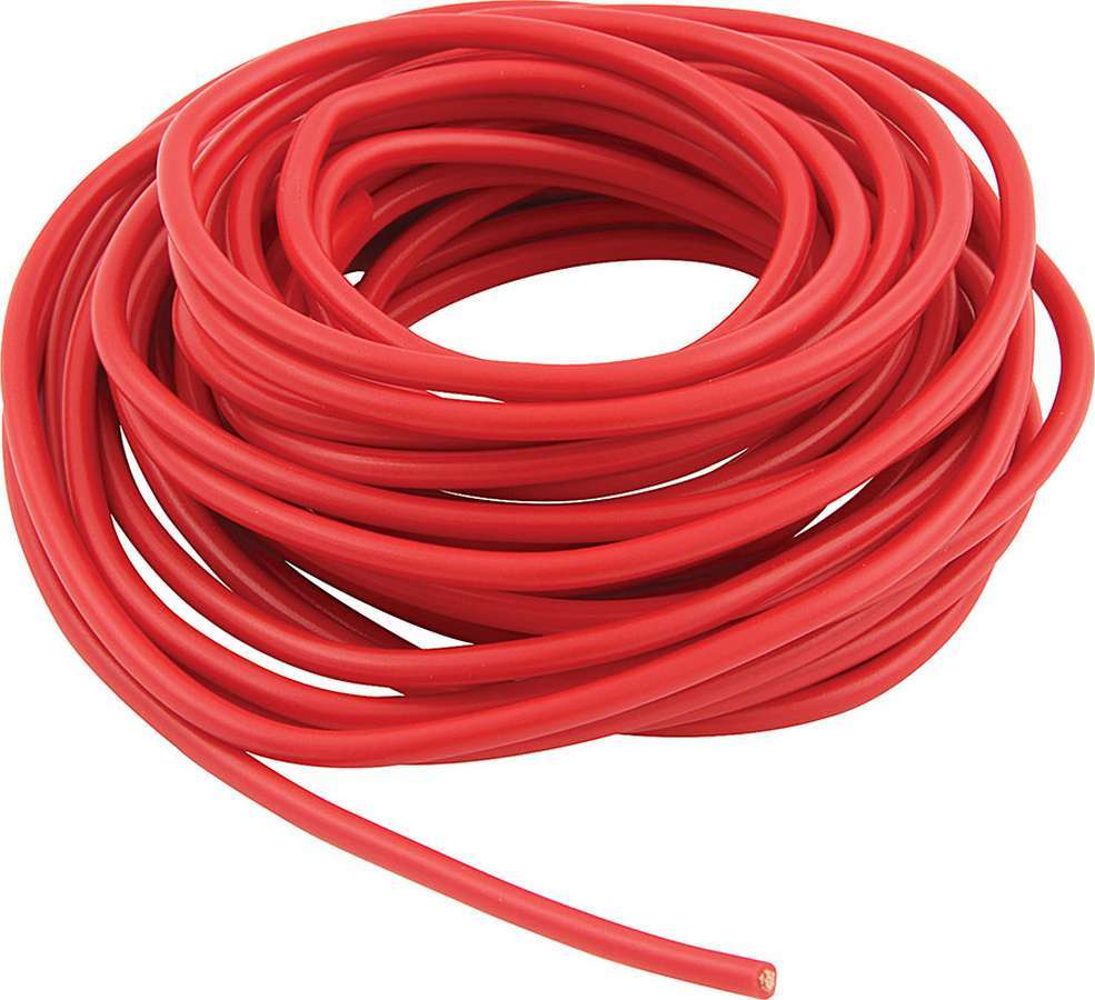 Allstar Wire 14 Gauge 20 ft Roll Plastic Insulation Copper Red ALL76540