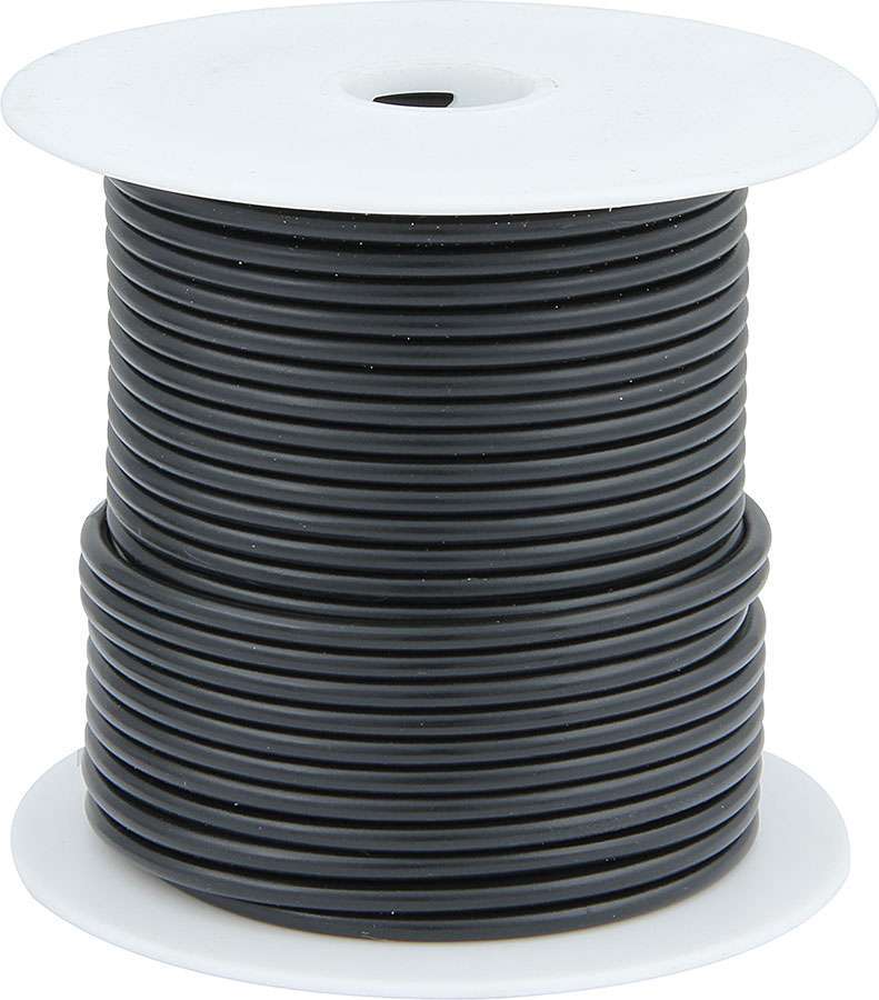Allstar Wire 14 Gauge 100 ft Roll Plastic Insulation Copper Black ALL76551