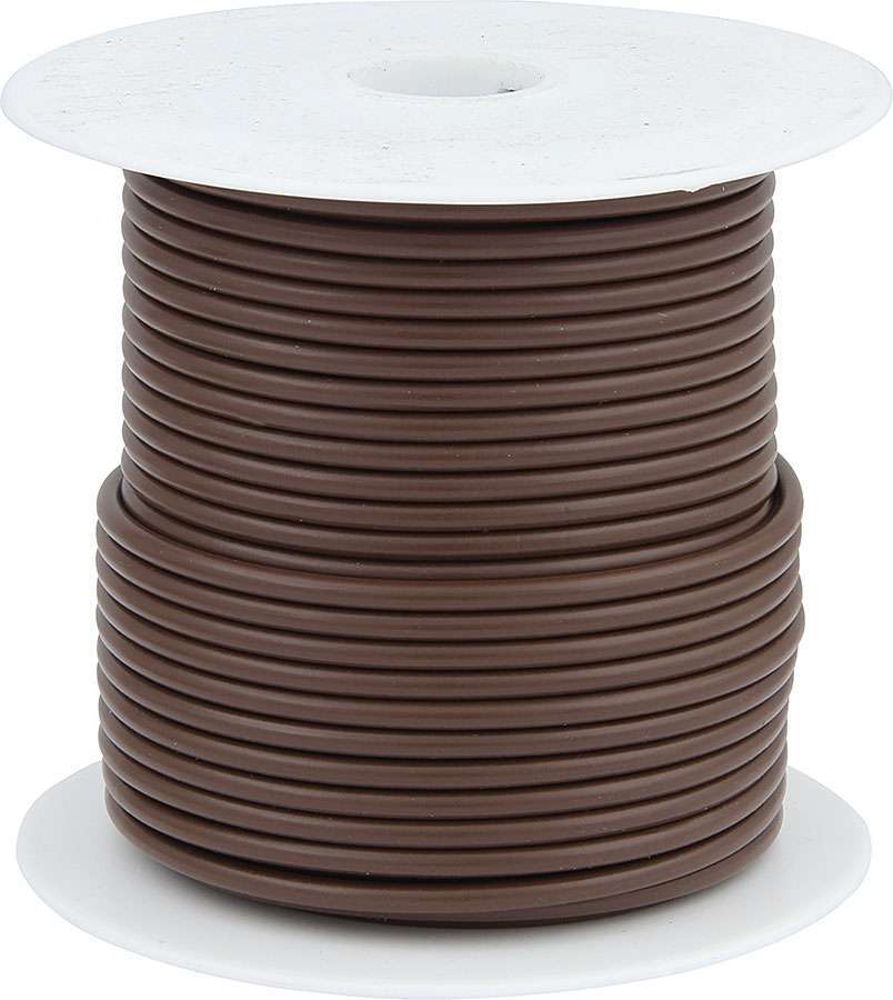 Allstar Wire 14 Gauge 100 ft Roll Plastic Insulation Copper Brown ALL76555