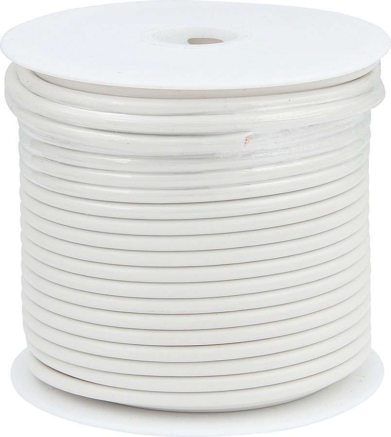 Allstar Wire 12 Gauge 100 ft Roll Plastic Insulation Copper White ALL76567