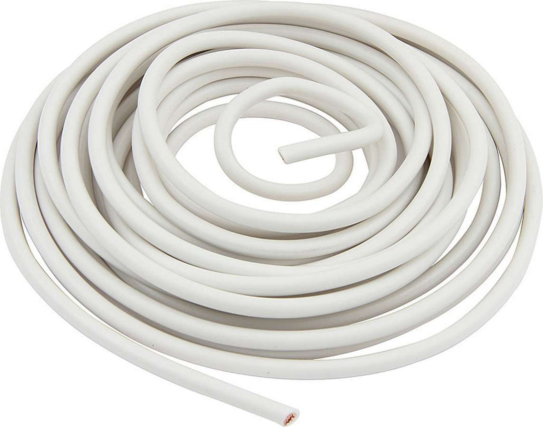 Allstar Wire 10 Gauge 10 ft Roll Plastic Insulation Copper White ALL76572