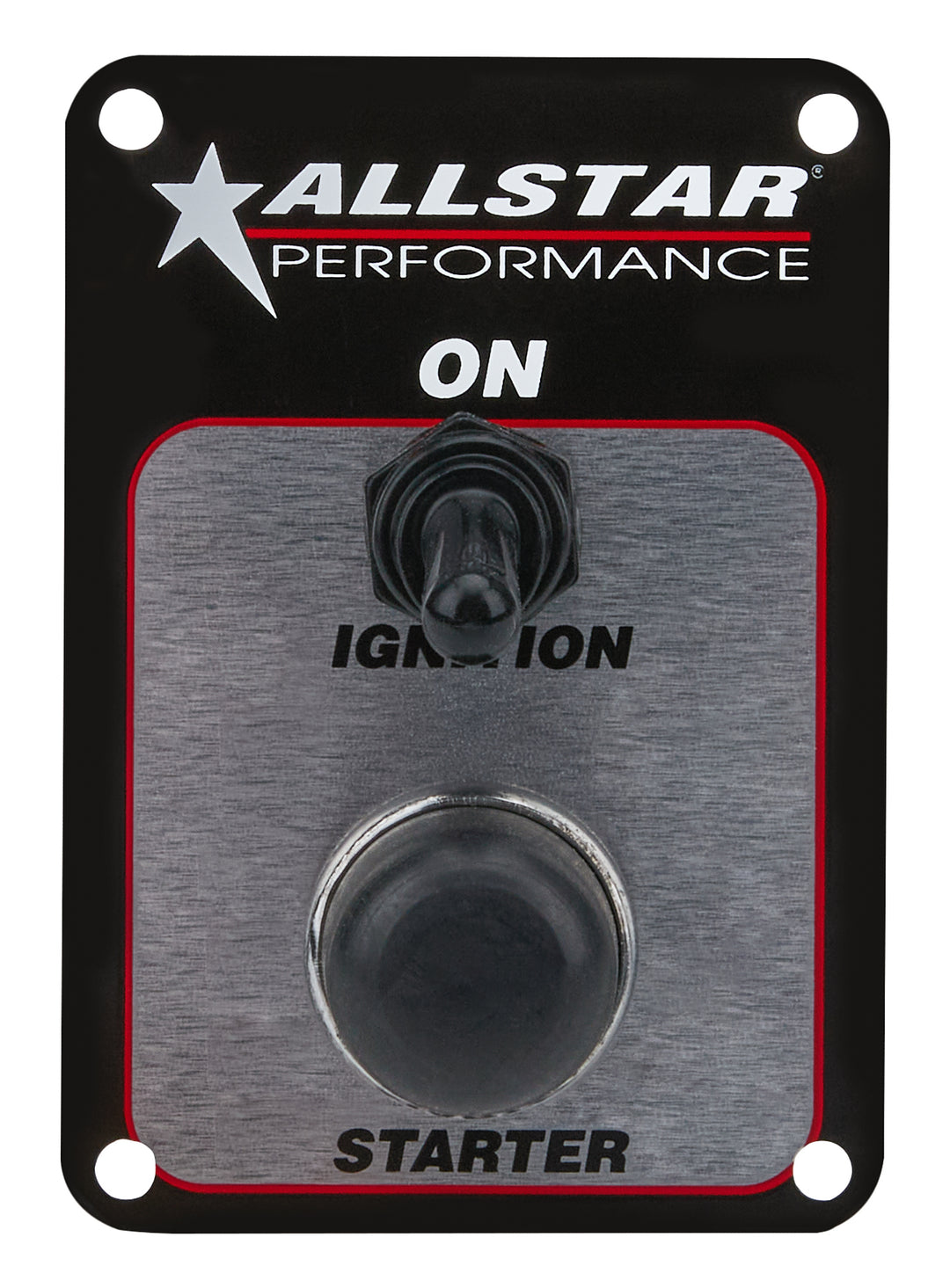 Allstar Switch Panel Dash Mount 2.625 x 3.75" 1 Toggle / 1 Momentary Button Kit ALL80140