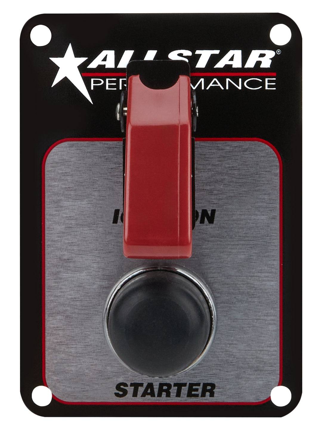 Allstar Switch Panel Dash Mount 2.625 x 3.75" 1 Safety Cover Toggle / 1 Momentary Button Kit ALL80141