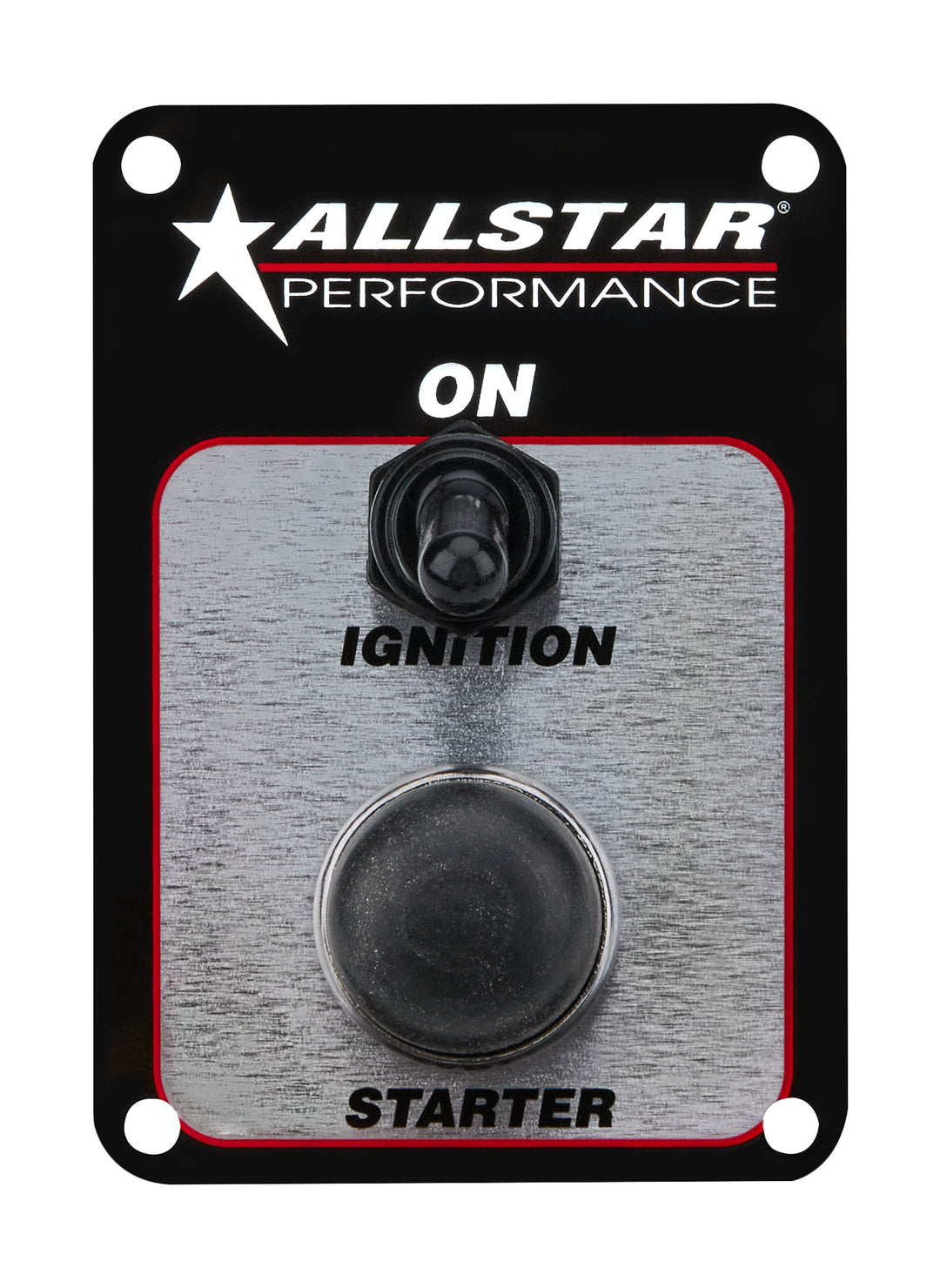 Allstar Switch Panel Dash Mount 2.625 x 3.75" 1 Toggle / 1 Momentary Button Magnetos Kit ALL80150