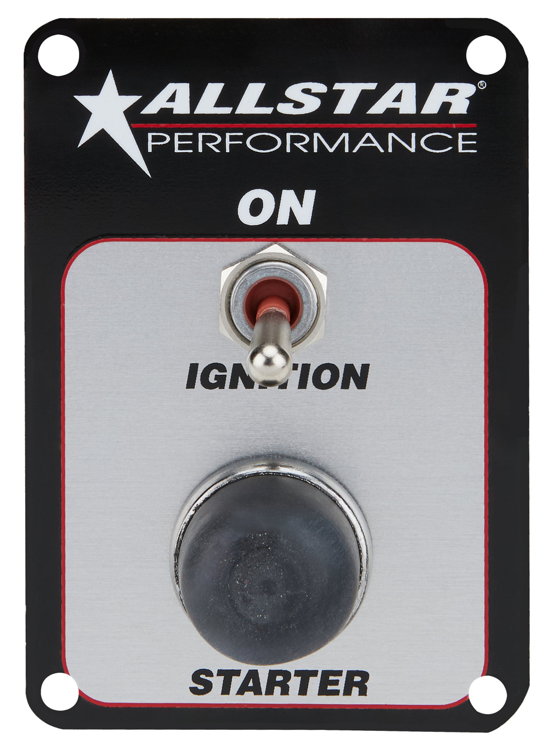 Allstar Switch Panel Dash Mount Waterproof 2.625 x 3.75" 1 Toggle / 1 Momentary Button Kit ALL80160