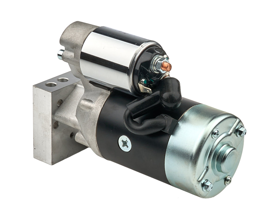 Allstar Starter Mini Starter 3.75:1 Gear Reduction Black 153 / 168 Tooth Flywheel Straight Mount ALL80515