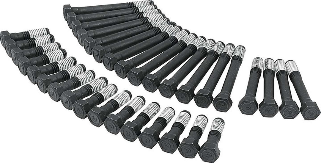 Allstar Cylinder Head Bolt Kit Hex Head Steel Black Oxide Small Block Chevy Kit ALL87000