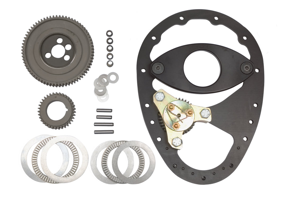 Allstar Timing Gear Drive 3 Gear Drive Fixed Idler Gear Aluminum Plate / Steel Gears Small Kit ALL90000