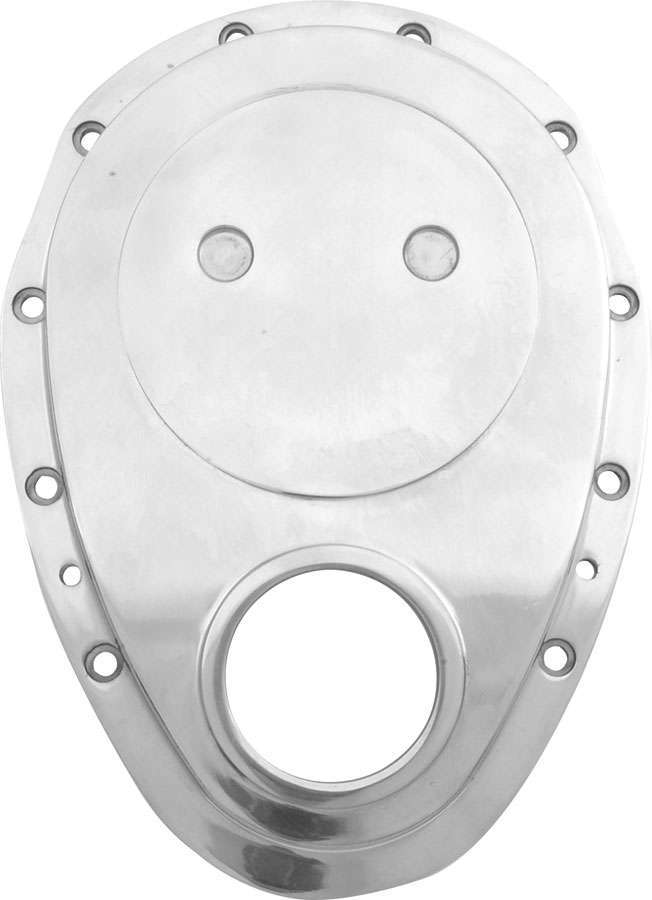 Allstar Timing Cover 1-Piece Aluminum Polished Small Block Chevy ALL90008