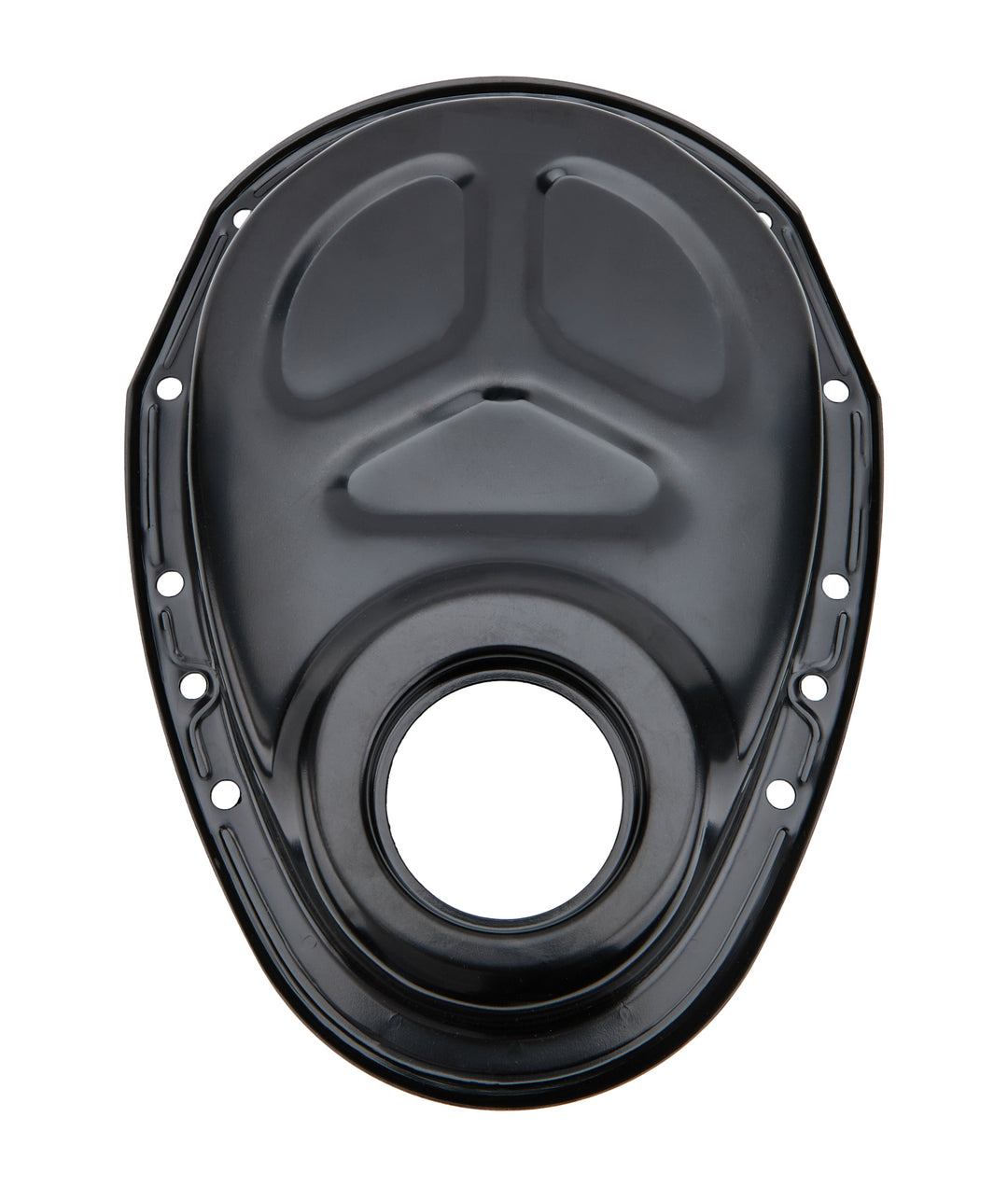 Allstar Timing Cover 1-Piece Steel Black Paint Small Block Chevy ALL90010