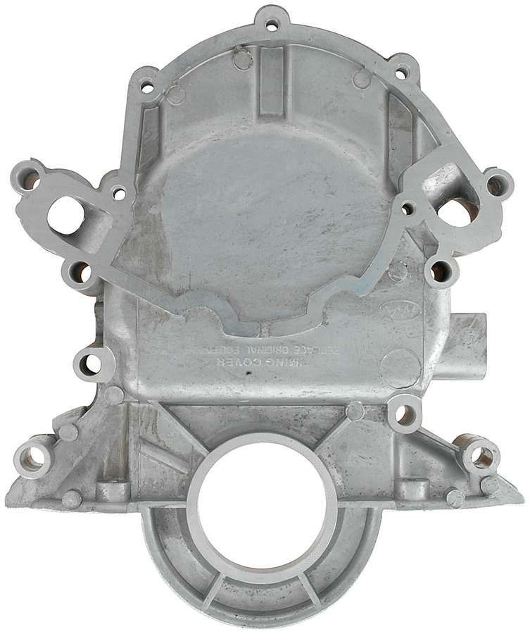 Allstar Timing Cover 1-Piece Aluminum Natural Small Block Ford 1985-94 Mustang With EFI ALL90017