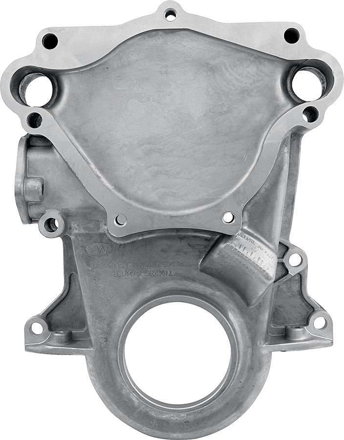 Allstar Timing Cover 1-Piece Timing Marks Aluminum Natural Small Block Mopar ALL90028