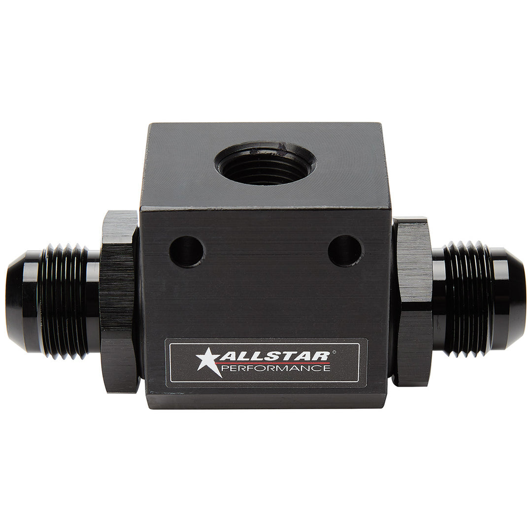 Allstar Temperature Manifold 12 AN Male Inlet 12 AN Male Outlet 1/2" NPT Female Port ALL90041