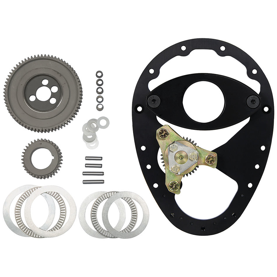 Allstar Timing Gear Drive 3 Gear Drive Raised Cam Gear Aluminum Plate / Steel Gears Small Kit ALL90100