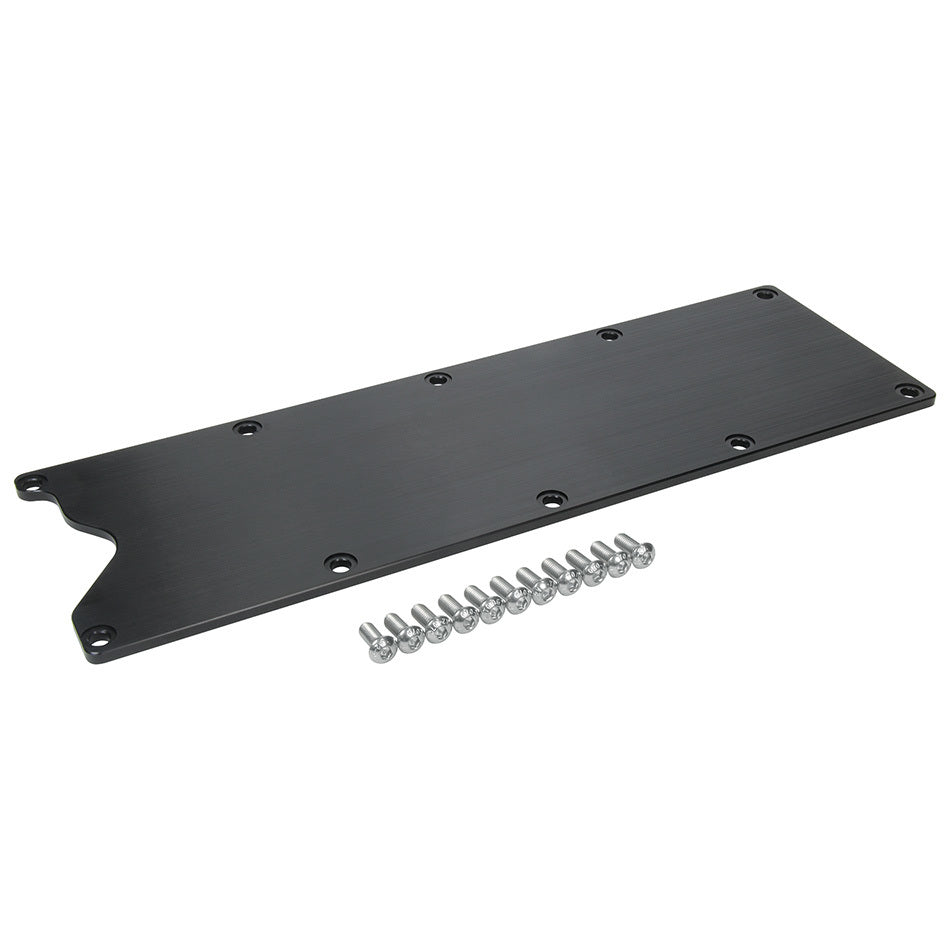 Allstar Valley Cover 0.25" Thick Aluminum Black Anodized Gen III GM LS-Series ALL90106