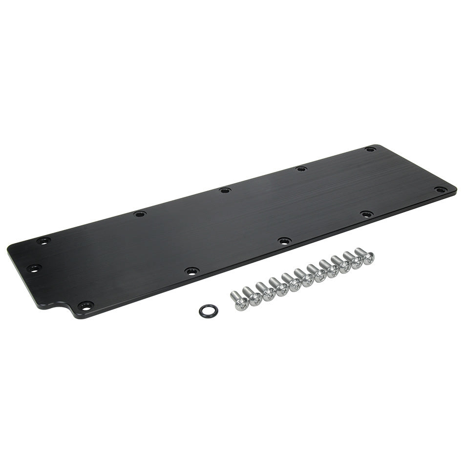 Allstar Valley Cover 0.25" Thick Aluminum Black Anodized Gen IV GM LS-Series ALL90107